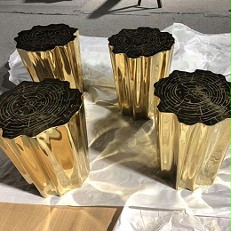 钛金不锈钢树凳-优米体育中心怎么样