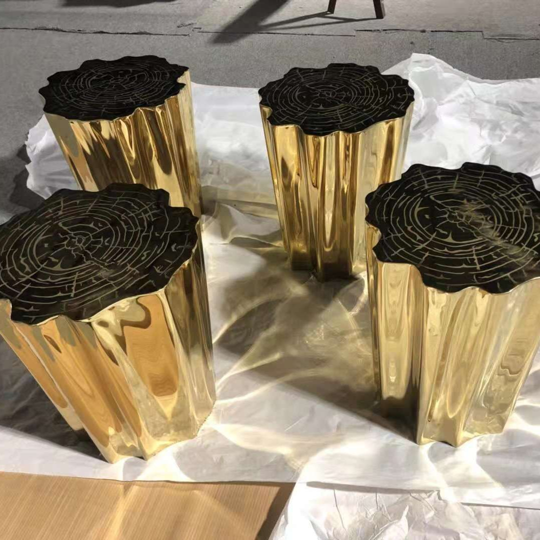 钛金不锈钢树凳-优米体育中心怎么样